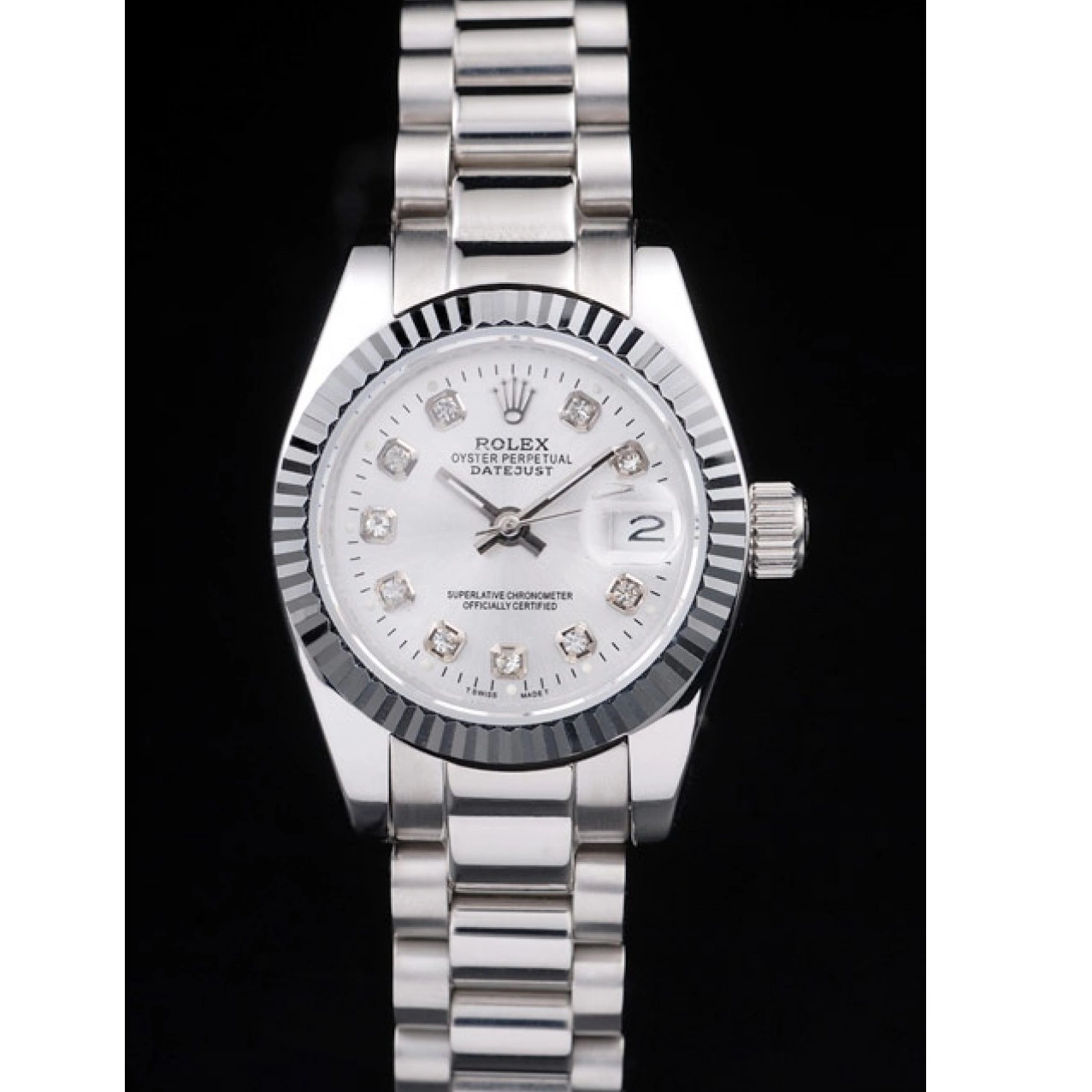 Good Copy Rolex Watches Polished Datejust Steel Rolex Dial Silver Stainless 0522